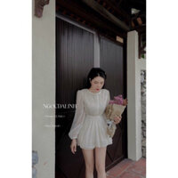 set ren kem quần short - đi dự tiệc, đám cưới, cafe, sinh nhật