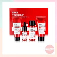 Set sản phẩm giảm thâm mụn Snail Trueciaca Some by mi