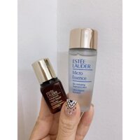 Set Serum ANR 7ml và Nước Thần Micro Essence 30ml Estee Lauder Phục Hồi Da _ Cam Kết Chính Hãng