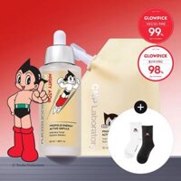 Set Serum Keo Ong Phục Hồi Da CNP Laboratory Mighty Atom 50ml Kèm 1 Túi Refill 50ml - Tặng 1 Đôi Tất Atom