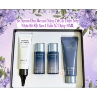 Sét Serum Ohui Retinol Cấp Ẩm Cải Thiện Nếp Nhăn Sâu Sau 4 Tuần Sử Dụng