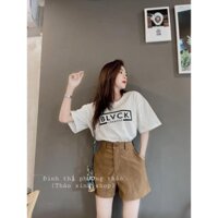 Set Short Ống Rộng kèm áo phông [FREESHIP]🍁Bộ đồ quần kaki kèm áo thun năng động🍁