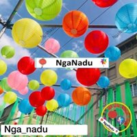 Sét sỉ 10 đèn lồng Vải Lụa chống nước trang trí Tết,Nhà hàng quán cà phê,khu du lịch, trường học,Đền Chùa,homestay