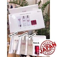 Set SKII mini 4 món (Sữa rửa mặt SKII, Nước hoa hồng, Nước Thần, Kem Dưỡng SII)- Hàng Nhật Chuẩn