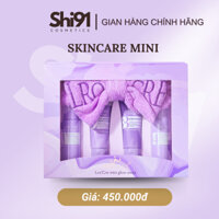 Set Skincare Mini Golow Away làm sạch dưỡng da 4 bước