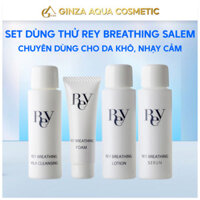 Set Skincare REY Breathing Salem Set Dùng Thử Cho Da Khô, Da Nhạy Cảm Chăm Sóc Da Trong 7 Ngày