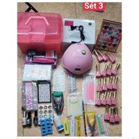Set số 3 đồ học nail mix dụng cụ làm móng chính hãng từ cơ bản đến nâng cao, combo bộ dụng cụ làm nail .