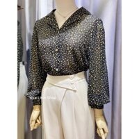 SET SƠ MI HOA VÀ QUẦN TÂY BAGGY