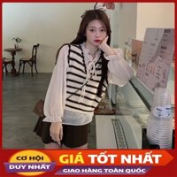 Sét Sơ Mi Kèm Gile Len Cực Xinh M0905-Violet