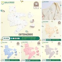 Set sơ sinh Uala rogo kèm bao chân bao tay, mũ (UR3068 & UR2226)