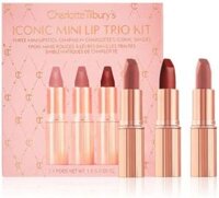 Set Son CHARLOTTE TILBURY Iconic Mini Lip Trio Kit - Pillow Talk, Walk of No Shame, Supermodel