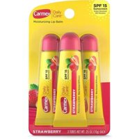 Set son dưỡng môi Carmex Daily Care STRAWBERRY (3 tuýp)
