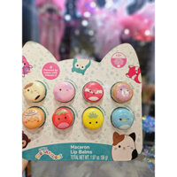 Set son dưỡng Squishmallows Macaron Lip Balm 8 Mùi