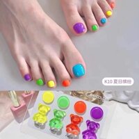 Set sơn gel 4 chai tông neon mùa hè