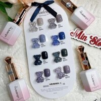 Sét sơn gel 8 màu modengni kèm bảng màu