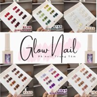 Sét Sơn Gel 8 Màu Tặng Kèm Bảng Meca Trưng Bày Màu Sơn Cao Cấp,Sơn Móng Tay Nail's Glow Nail's Miễn Phí Vận Chuyển