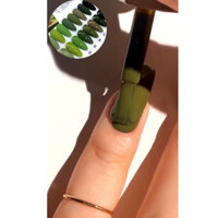 Set sơn gel 9 màu Honey Girl tông màu xanh tặng kèm bảng màu chai 15ml, sơn móng tay Hàn Quốc, phụ kiện ngành nail