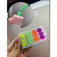 Sét sơn gel dạ quang noen 4 màu hót ( tặng kèm bảng màu).
