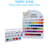 Set sơn gel Macaron chính hãng 58 màu - Sơn móng tay làm nail Hàn Quốc, chất gel đậm đặc (tặng bảng màu + 1cặp base top)