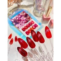 Set sơn gel mắt mèo cầu vồng set 5 màu