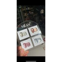 Set sơn gel mắt mèo kim cương milan 4 mầu màu tặng kèm bảng màu