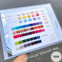set sơn gel màu Xinyouli 66m chính hãng(tặng base top)- sơn gel-sơn màu-Đồ Nails Nhật Quyên