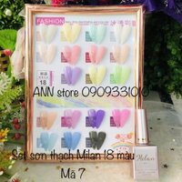 SET SƠN GEL MILAN 18 MÀU