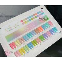 Set Sơn Gel Milan 22 Chai 15ml (Kèm Bảng Màu), Chất Sơn Đặc Mướt - Miu Nail