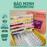Set sơn gel Nara chính hãng chất sơn đậm đặc, siêu mượt - Bộ 60 chai sơn móng tay kèm bảng màu siêu đẹp