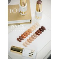 Set sơn gel Nayisi cao cấp 10 màu nâu cafe sơn móng