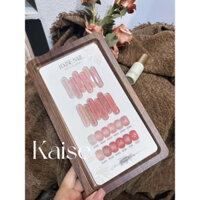 Set sơn gel nhũ flash hồng siêu sáng KAISE 12 màu Hanlli Hoàng HT