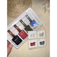 Sét Sơn gel nhũ flash MILAN 4 màu chính hãng Siêu Sáng Mẫu Mới 2025