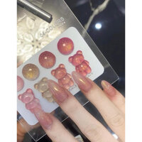 Set Sơn gel Thạch Nhũ 4 màu MiLan (tặng kèm bảng màu)