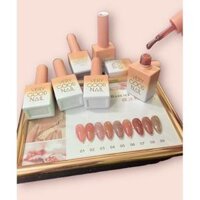 Set Sơn Gel Thạch VERY GOOD NAIL 9 MÀU Chính Hãng Đậm Đặc - Bám Móng - Chuẩn Màu Hàng Cao Cấp [ Tặng Kèm Bảng Màu ]