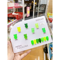 sét Sơn gel tông xanh 7 màu