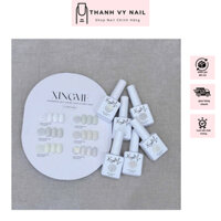 Sét sơn gel trắng Xingme 6 màu tặng kèm bảng màu