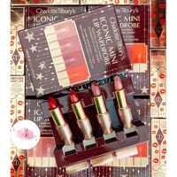 Sét Son Hight end Charlotte Tilbury Mini Lip Wardrobe 4 màu