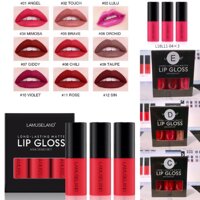 Sét Son Kem Mini Lip Gloss Siêu Lì Hợp 3 Cây - Chính Hãng