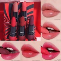 Set Son Mac 5 cây vợt sale #SIÊU_RẺ MAC Mistletoe Matte Powder Kiss Lipstick Mac Holiday Showstopper Set 5 pcs 💋 💄💄💄