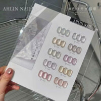 Set sơn mắt mèo ánh nước Ahlin Nail 10 màu kèm bảng màu Nguyễn Thúy Hà