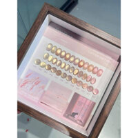 Set sơn mắt mèo ánh nước Yuuja 12 màu tone hồng ánh vàng kèm bảng màu Nguyễn Thúy Hà