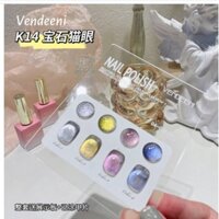 set sơn mắt mèo vendenni 4 chai tặng kèm bảng màu