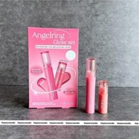 Set son Rom  and Glasting color Gloss #01 peony ballet 4g + #09 peach sparkle 2g