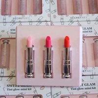 Set Son Secret Key Sweet Glam Tint Glow Mini Kit