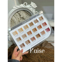Set sơn thạch 18 màu tông nâu nude KAISE Hanlli Hoàng HT
