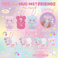 Set squishy gấu Hug Me and Friends mini chính hãng Nic, xinh xắn. Set 7 em, kèm hộp riêng mỗi em