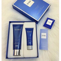 Set sữa rửa mặt làm sạch sâu hết mụn, kiềm dầu, tẩy da chết dịu da Ohui Clinic Science Deep Medi-Cleansing Foam 2sp