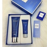 Set sữa rửa mặt làm sạch sâu hết mụn, kiềm dầu, tẩy da chết dịu da Ohui Clinic Science Deep Medi-Cleansing Foam 2sp