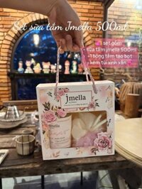 Sét sữa tắm Jmella Hàn Quốc 500ml kèm bông tắm