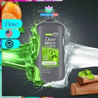 Set sữa tắm và sữa rửa mặt Dove Men+ Care Extra Fresh